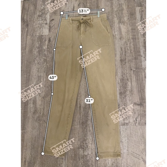 Judy Blue High Rise tan utility Jeans size 27 - Picture 10 of 10